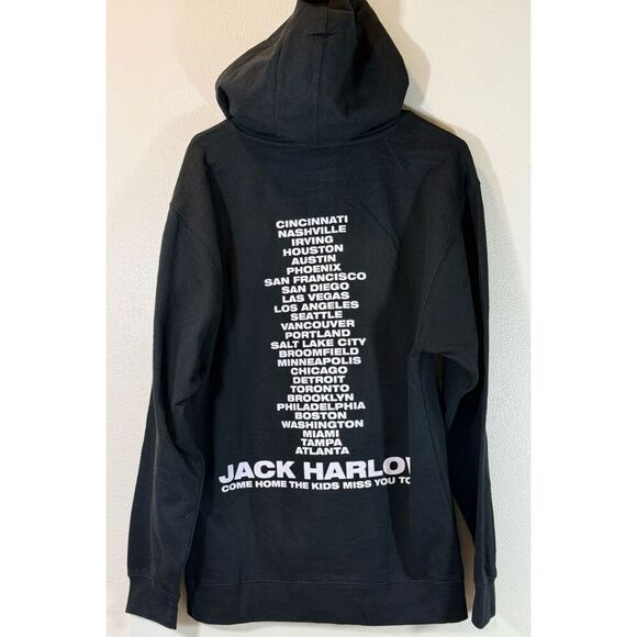 Jack Harlow "Come Home The Kids Miss You" Concert Tour Black Hoodie Sweatshirt M - Picture 4 of 11